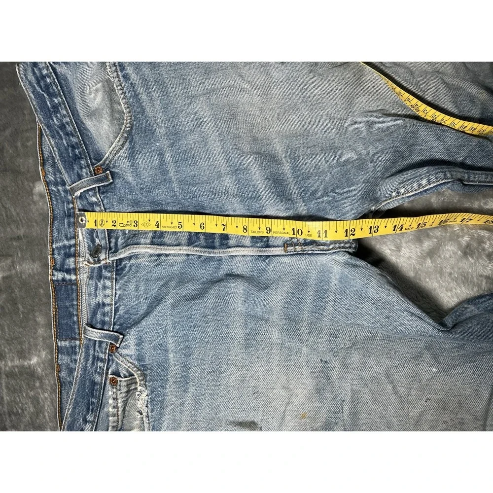 Levi's 501 Jeans Men Size 40x29 Blue Denim Button Fly Workwear